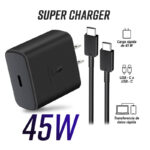 Cargador Compatible de Samsung 45w Carga Rapida S20 Note S21 S22 s23