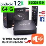 TV Box Económico Android 12 Convierte Smart + 10000 Canales Magis TV