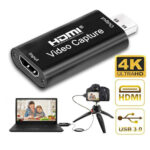 Capturador De Video HDMI 4K Capturadora USB 3.0 streamer