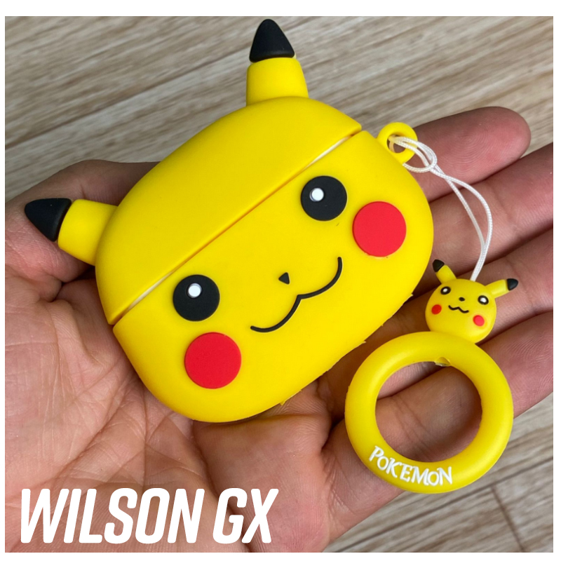 Case Estuche Para AirPods Pro 2 Pokemon Pikachu Silicona