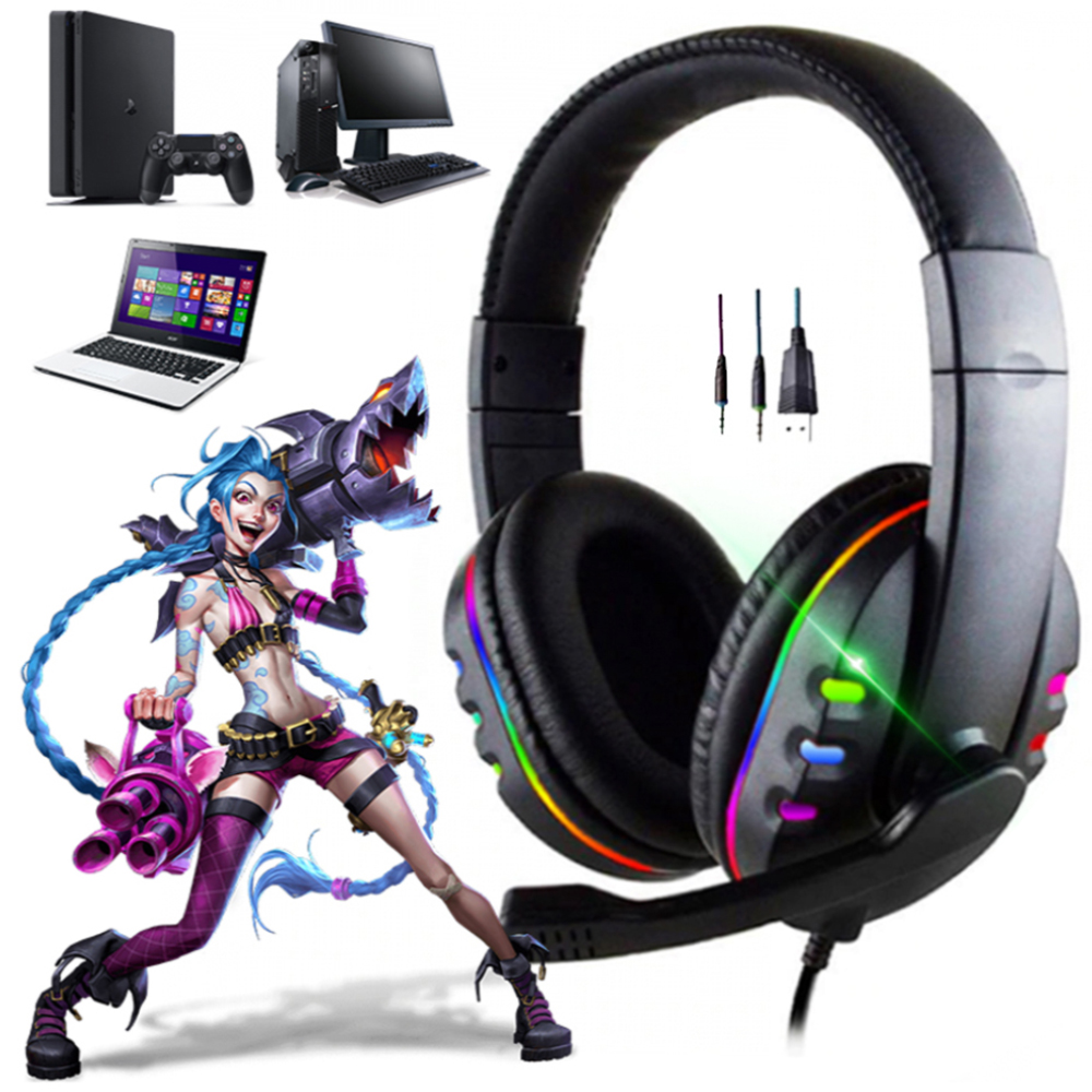 Audífono gamer con micrófono para pc laptop ps4 xbox