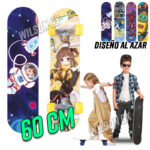 Skate para Niños 60 cm Skateboard Patineta p Principiantes