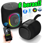 Parlante Bluetooth Recargable RGB X-BASS IPX6 Portable