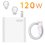 Cargador Para Celular Xiaomi 120W Carga Rápida 120 W Cable Tipo C