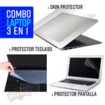Combo Protector : Pantalla Teclado Y Skin para Laptop de  15 a 15.6