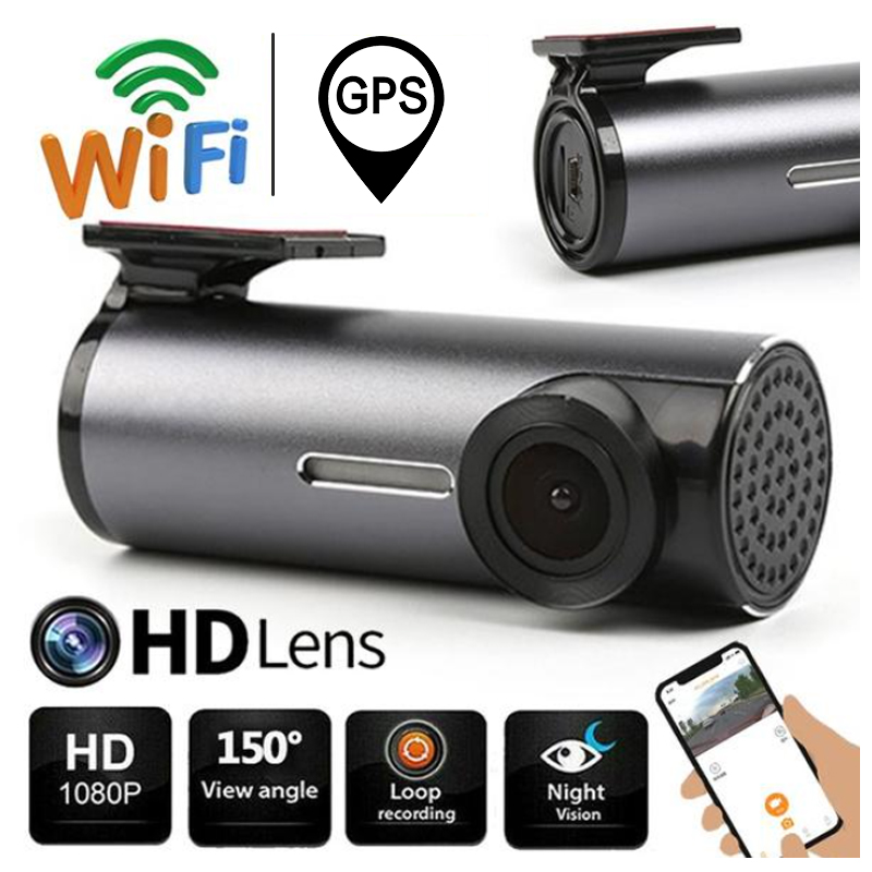 Cámara para Auto Con Wifi con GPS Camara Carro HD