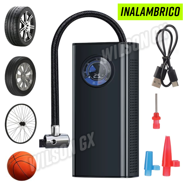 Inflador llanta inalambrico con pantalla Compresor De Aire
