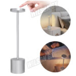 Lámpara de Mesa y Escritorio Touch Recargable Luz Cálida y Fría