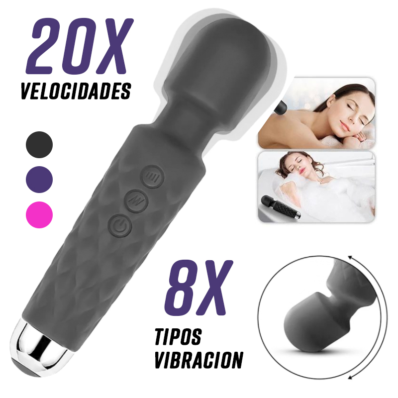 Vibrador Masajeador Kira 20 Intensidades Consolador Dildo