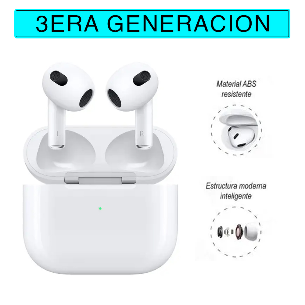 Audifonos para Iphone Air Pro 3ra Generacion - airPods Generico