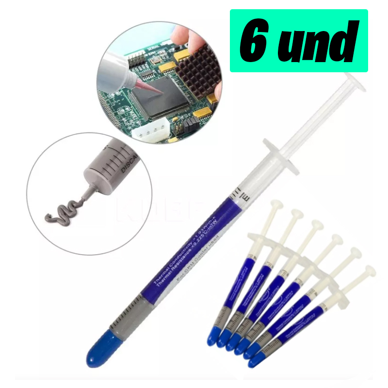 Pasta Térmica Gris Refrigerante Para Procesadores 1gr