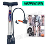 Inflador Multifuncional de Aluminio Bicicleta Pelota Puff