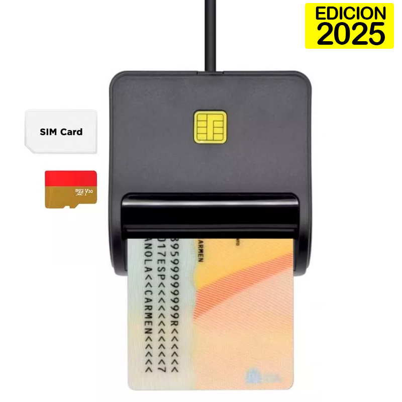 Lector DNI Electrónico FULL VERSION Smart Card SIM