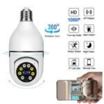 Foco Cámara Espía 360 Wifi Vigilancia Sensor de movimiento