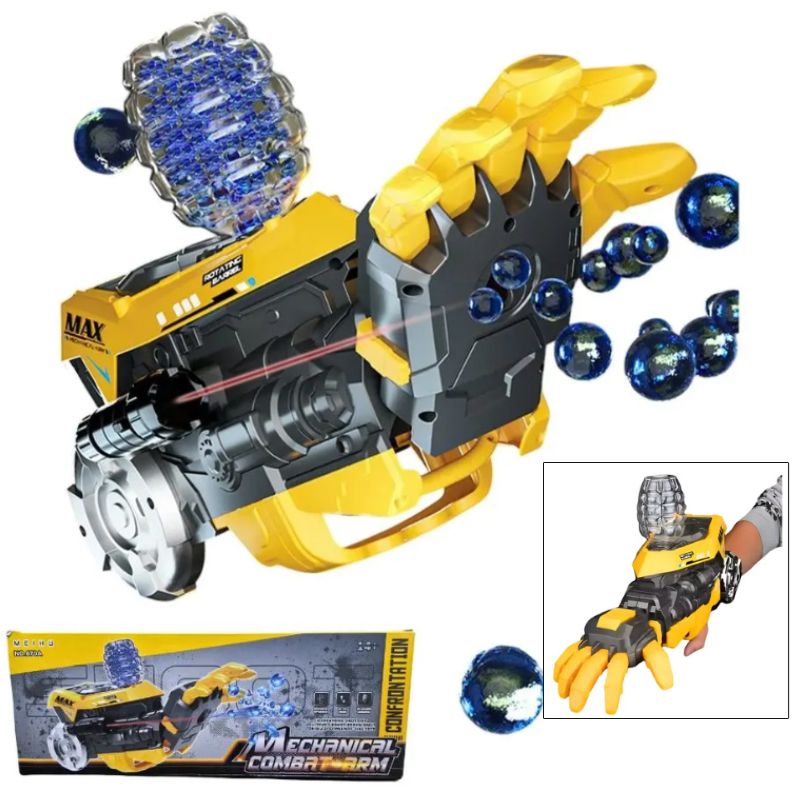 Brazo Lanzador Pistola Hidrogel Recargable Bumblebee